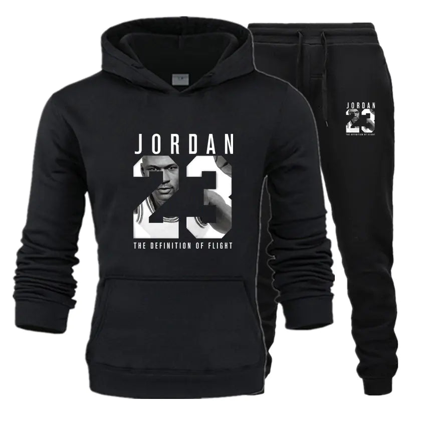 Men's Hoodie Pullover Casual Set & Sports Sweatshirt