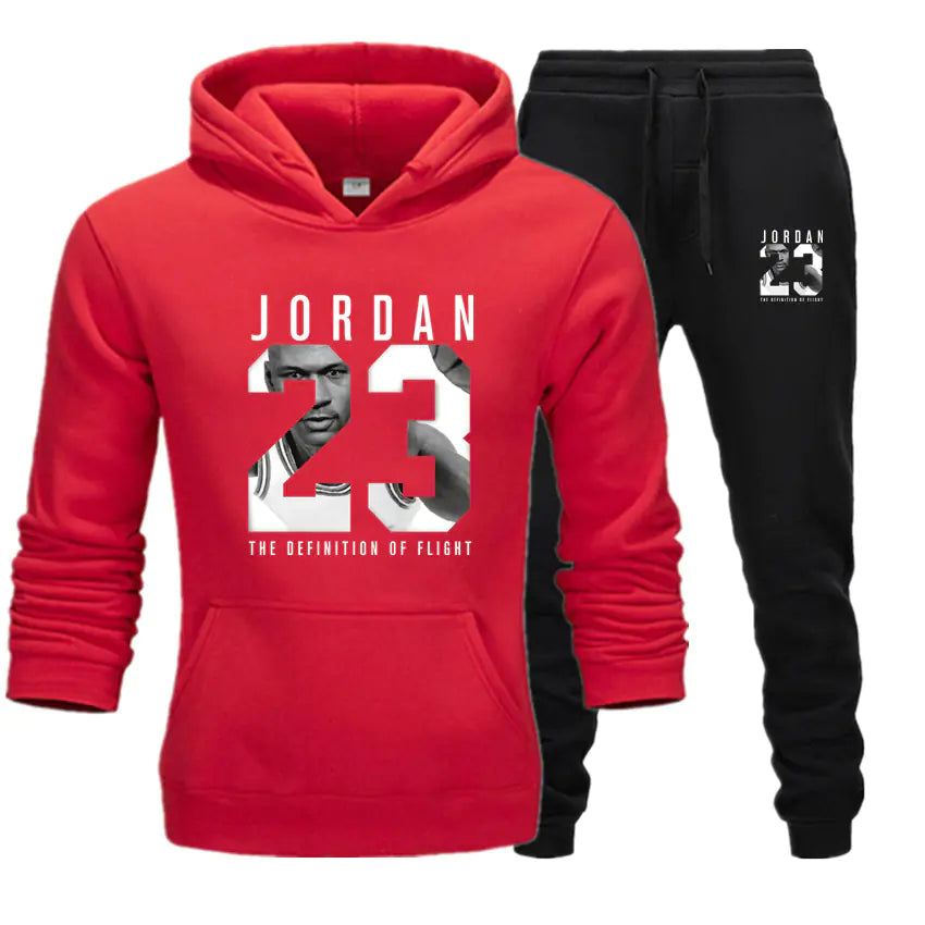 Men's Hoodie Pullover Casual Set & Sports Sweatshirt