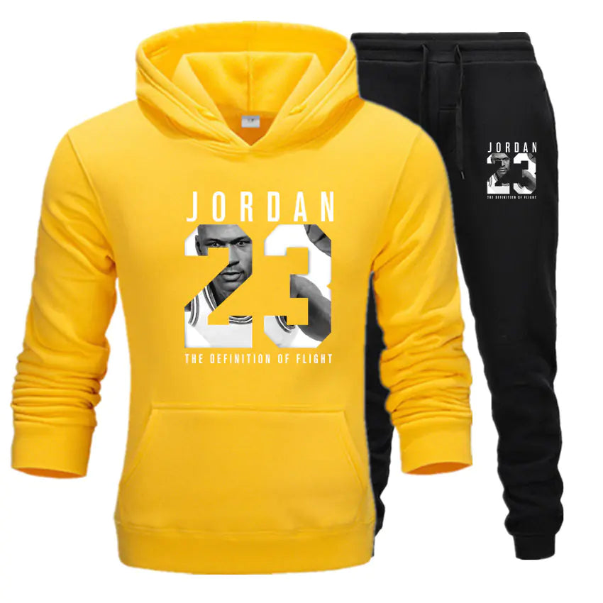 Men's Hoodie Pullover Casual Set & Sports Sweatshirt